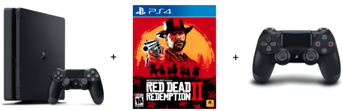 Deal of the Day: PS4 Slim, Red Dead Redemption 2, Extra Controller for $199 (Cyber Monday)