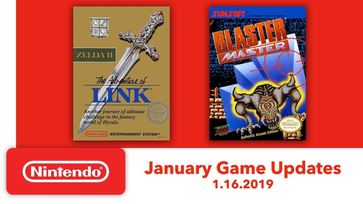 Zelda II and Blaster Master Headed to Nintendo Switch Online’s NES App on January 16th